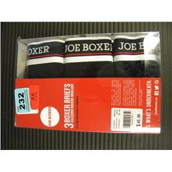 NEW 3 PIECE JOE BOXER SIZE M BOXER BRIEFS
