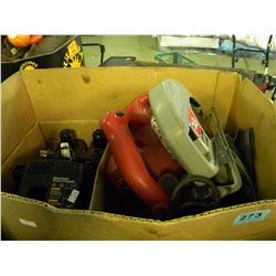 SKILLSAW/TOOL POUCHES/ASSORTED 19.2 VOLT TOOL BATTERIES