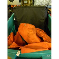 LUNCH BAGS/PROTECTIVE COVERALLS/HARD HATS