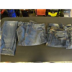 4 NEW PAIR OF AMERICAN EAGLE FLEXFIT JEANS 26X28/28X30/29X30/31X32