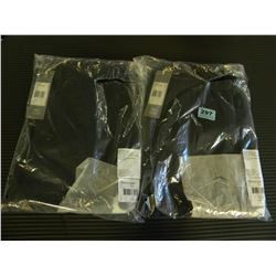 2 NEW BLACK ADIDAS SIZE M