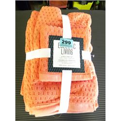 NEW ECLLETIC LIVING 6 PIECE TOWEL SET