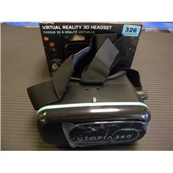 UTOPIA 360 VIRTUAL REALITY 3D HEADSET