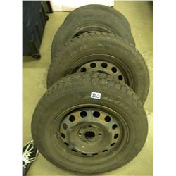 4 GOODYEAR TIRES 185/70R-14MS