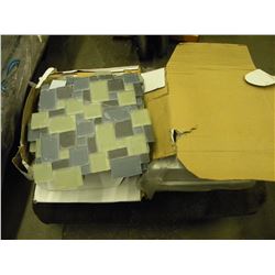 LOT OF BACK SPLASH TILES (DOLLY NOT INCLUDED)