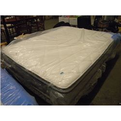 NEW SEALY QUEEN SIZE PILLOW TOP MATTRESS WITH BOX SPRING (PLUSH)