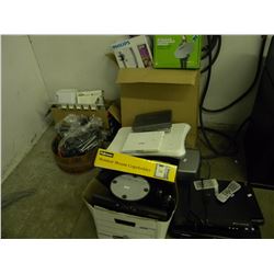 4 ASSORTED BOXES OF MISC ELECTRONICS