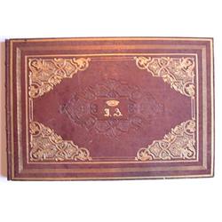 Album blanc, en reliure romantique. Petit in-...