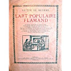 DE MEYERE, Victor.- L' art populaire flamand...