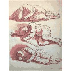 Cercle ou suiveur de Salvator    ROSA (1615-1...