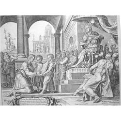 GALLE, Philippe.- Le roi Josuah restaurant le...