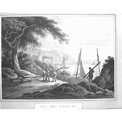 HOLMER.- Six vues d'Angleterre. Dessinées par...