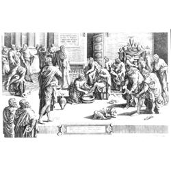 LOMBARD, Lambert. Jésus lavant les pieds d'un...