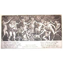 MAÎTRE au DÉ à jouer (1532-1550).- L' Offrand...