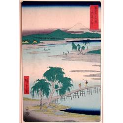 HIROSHIGE.- Fuji Sanju Rokkei, Trente-six vue...