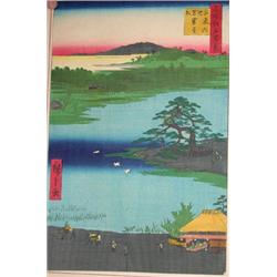 HIROSHIGE.- Meisho Edo Hyakkei, Cent endroits...