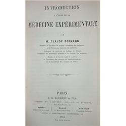 BERNARD, Claude.- Introduction à l'étude de l...