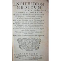 [  CAPUEEL, Engelbert].- Enchiridion medicum...