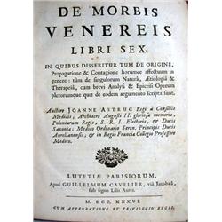 ASTRUC, Jean.- De morbis venereis libri sex....