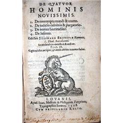 BROUSTIN, Etienne.- De quator hominis novissi...