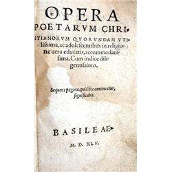 Opera Poetarum Christianorum quorundam utilis...