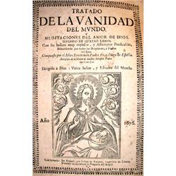 ESTELLA, Diego de.- Tratado de la Vanidad del...