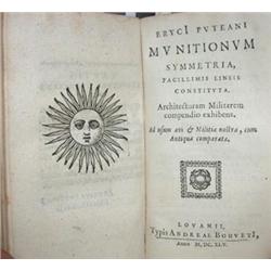 PUTEANUS, Erycius.- Munitionum symmetria, fac...