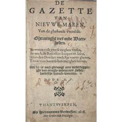 [  VERSTEGEN, Richard].- De Gazette van Nieuw...