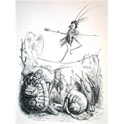 GRANDVILLE, Jean-Jacques.- Scènes de la vie p...