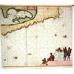 VAN KEULEN, Joannes.- Pascaert van de Costa d...