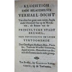 [  CULANT, R.].- Kluchtigh ende belacchelyck...