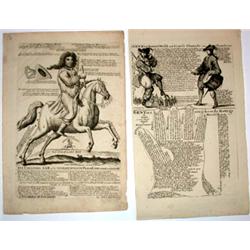 2 anti-Franse spotprenten uit de Spaanse Succ...