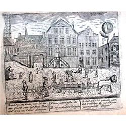 6 gentse éénbladdrukken met nieuwjaarswensen....