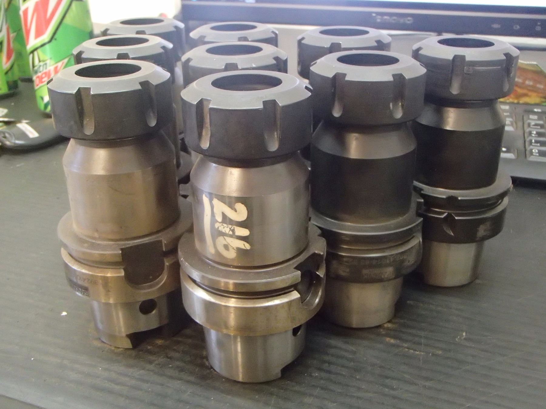 HSK63A Sandvik ER32 Collet Chucks, P/N: 392.41014-63 32 100B - BTM ...