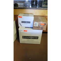 New Sunpower SPR 4000M Inverter, Sunpower SPR-DC-DIS2TL-M-US Disconnect, SPM-101-SPR Power Manager