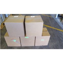 5 Boxes: New Unirac 210-0664 Aluminum Stand Off Kits 7" DRK (2-Piece, Flat-Top) - 24 Kits Per Box