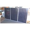 Image 1 : Qty 3 New Solar PV Panels: Renesolar JC260S-24/Bb, Clear