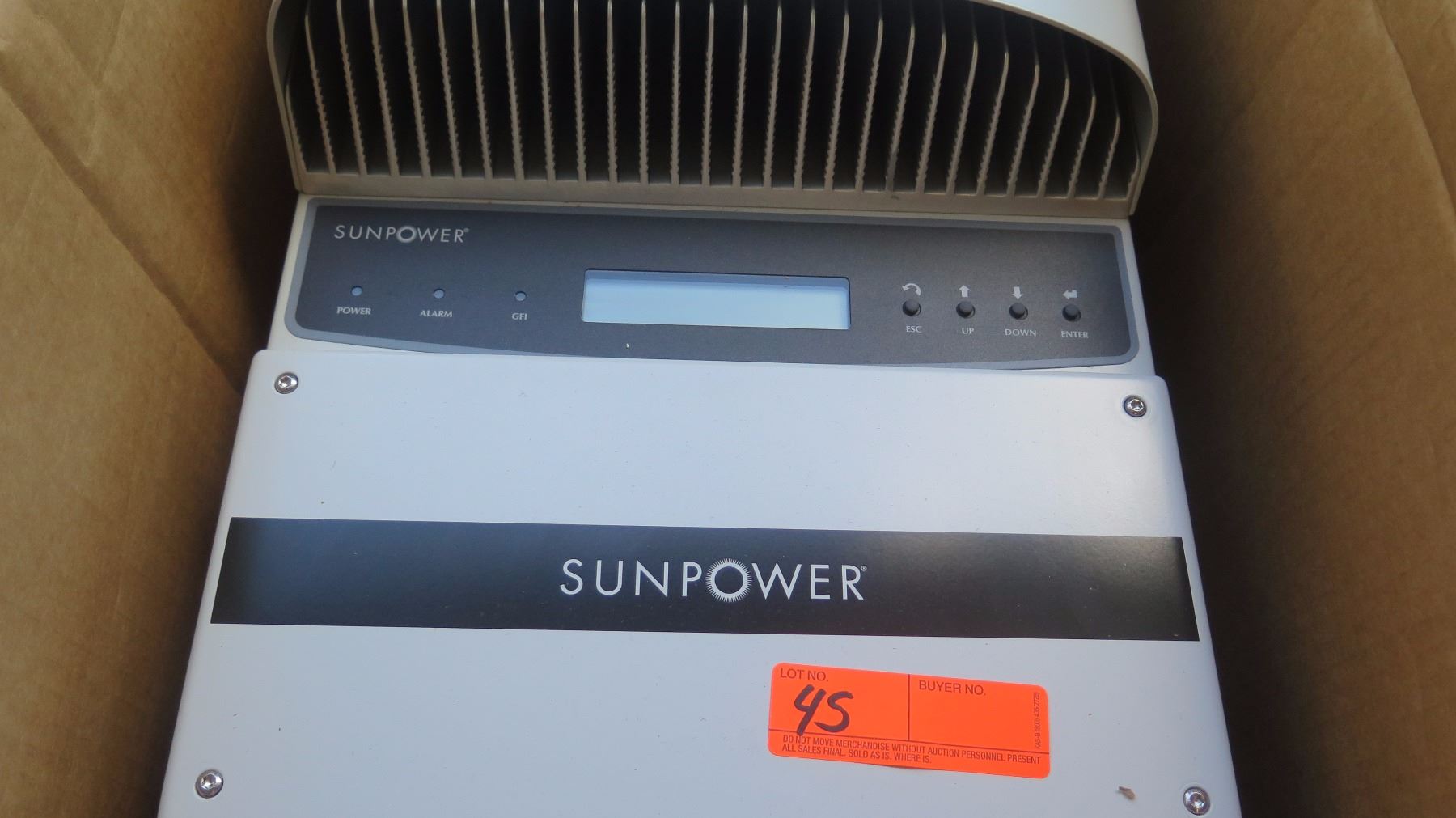 New Sunpower 4200 Inverter, Open Box (New, Uninstalled) - Oahu Auctions