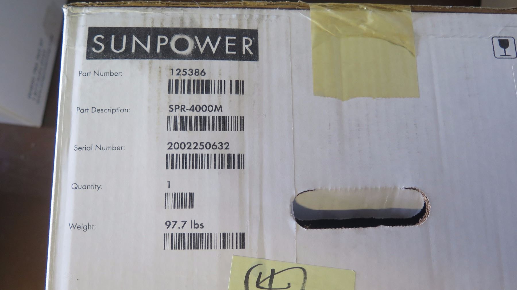 New Sunpower SPR 4000M Inverter and Sunpower SPR-DC-DISC-M-US ...