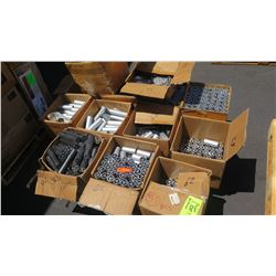 Large Lot of Stand Offs - Clear and Dark, Various Sizes