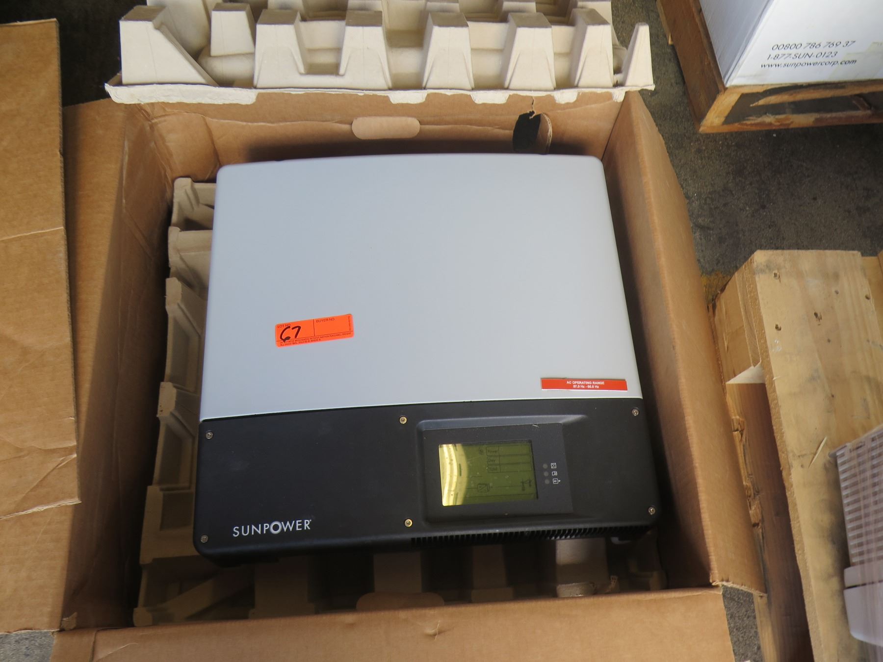 Qty 2 Sunpower SPR-5002M Inverters - Previously Installed, Working