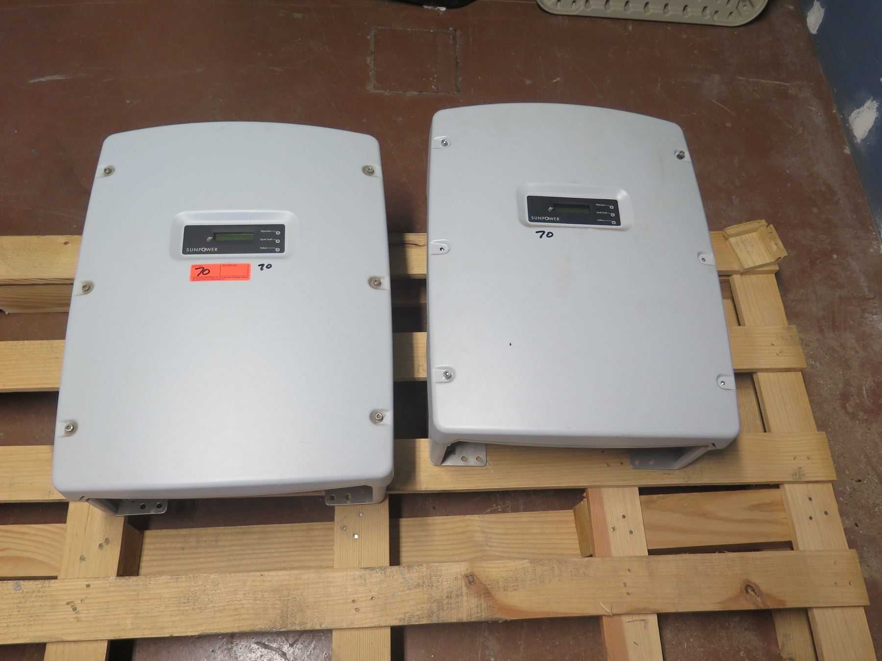 Qty 2 Sunpower SPR-7000M Inverters - Previously Installed, Working