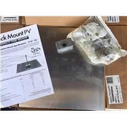 6 Boxes Quick Mount QMSC C12 Clear Rooftop Solar Mounting Hardware (12 per box) -
