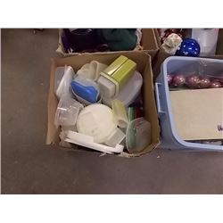 BOX OF TUPPERWARE