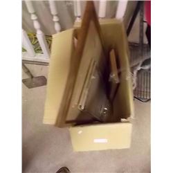 BOX OF ASSORTED PICTURE FRAMES