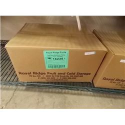 DRIED ORGANIC NOTMORANCY CHERRIES - 20 LB BOX
