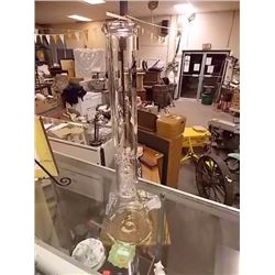 LARGE GLASS BONG - BIO - 18" TALL - NEW