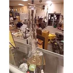 LARGE GLASS BONG - BIO - 18" TALL - NEW