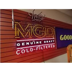 RETRO MILLER SIGN - FLORESCENT