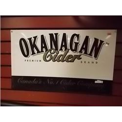 BREWERS MEMORABILIA - METAL - OKANAGAN CIDER